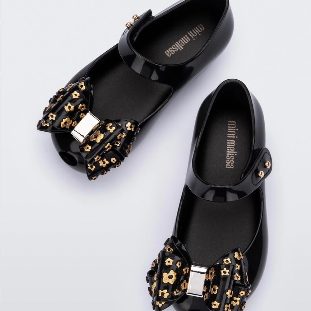 Mini Melissa Ultragirl Sweet X Flats / Mary Janes - Girls Size 12